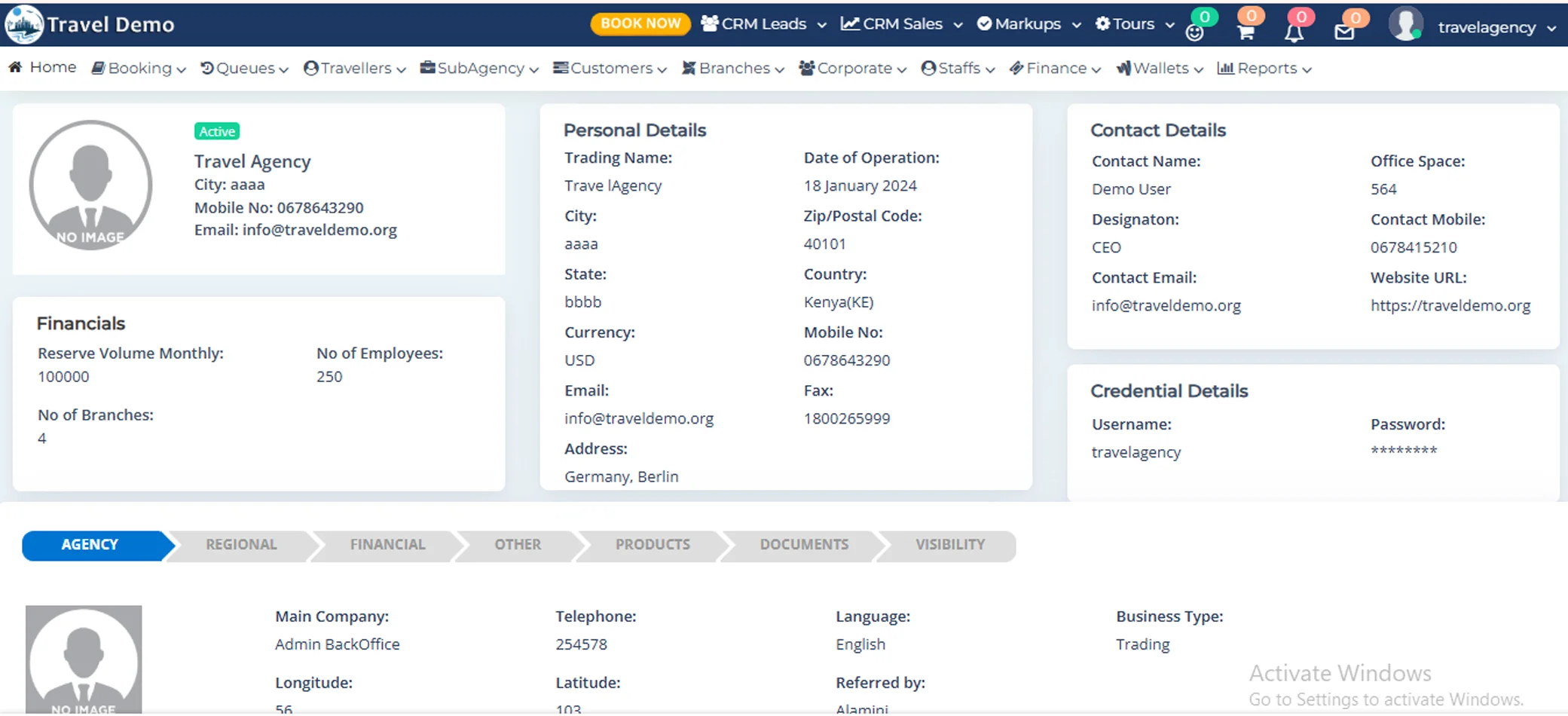 Travel Software Company