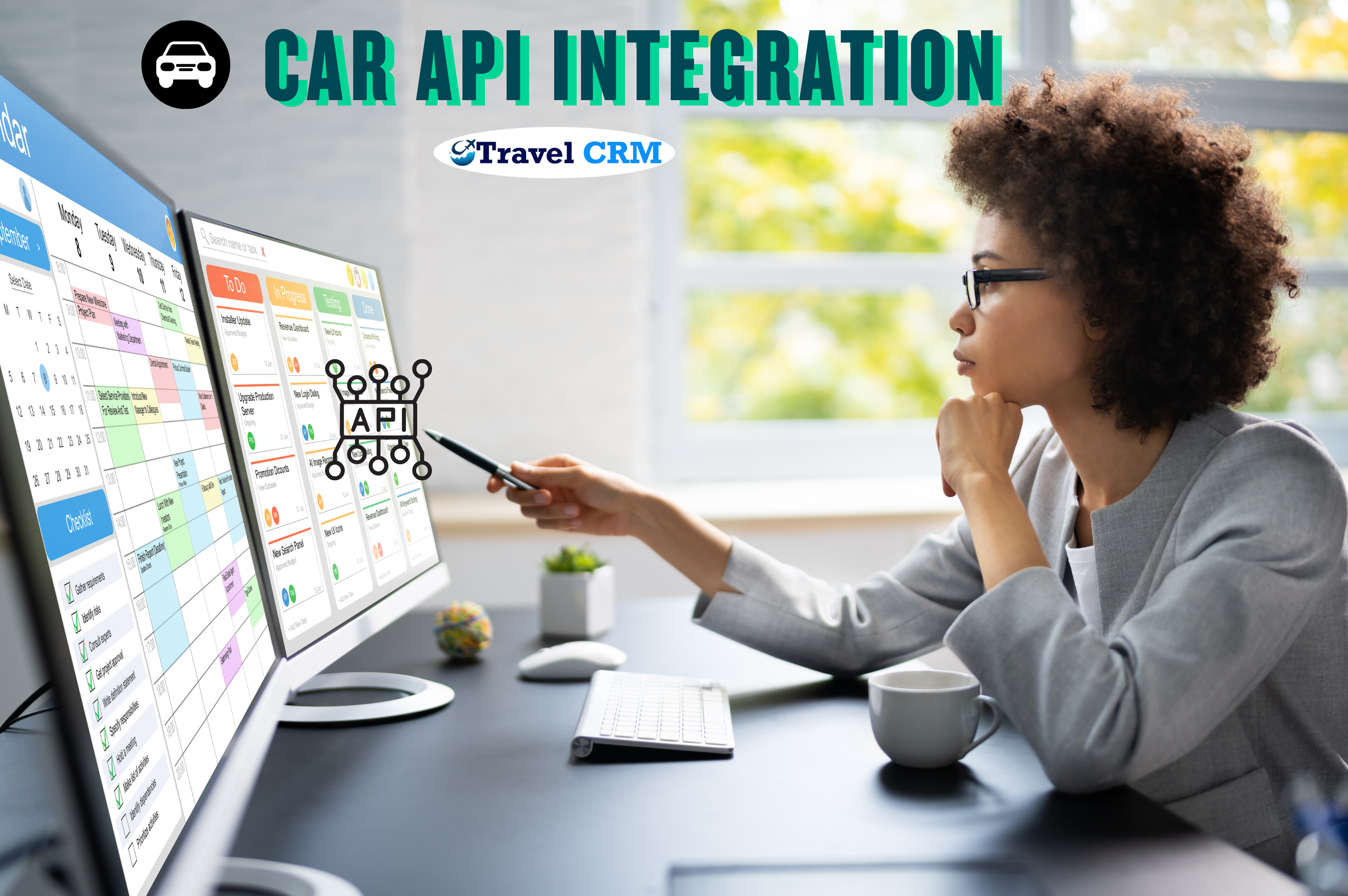Travel CRM Software Demo Dashboard