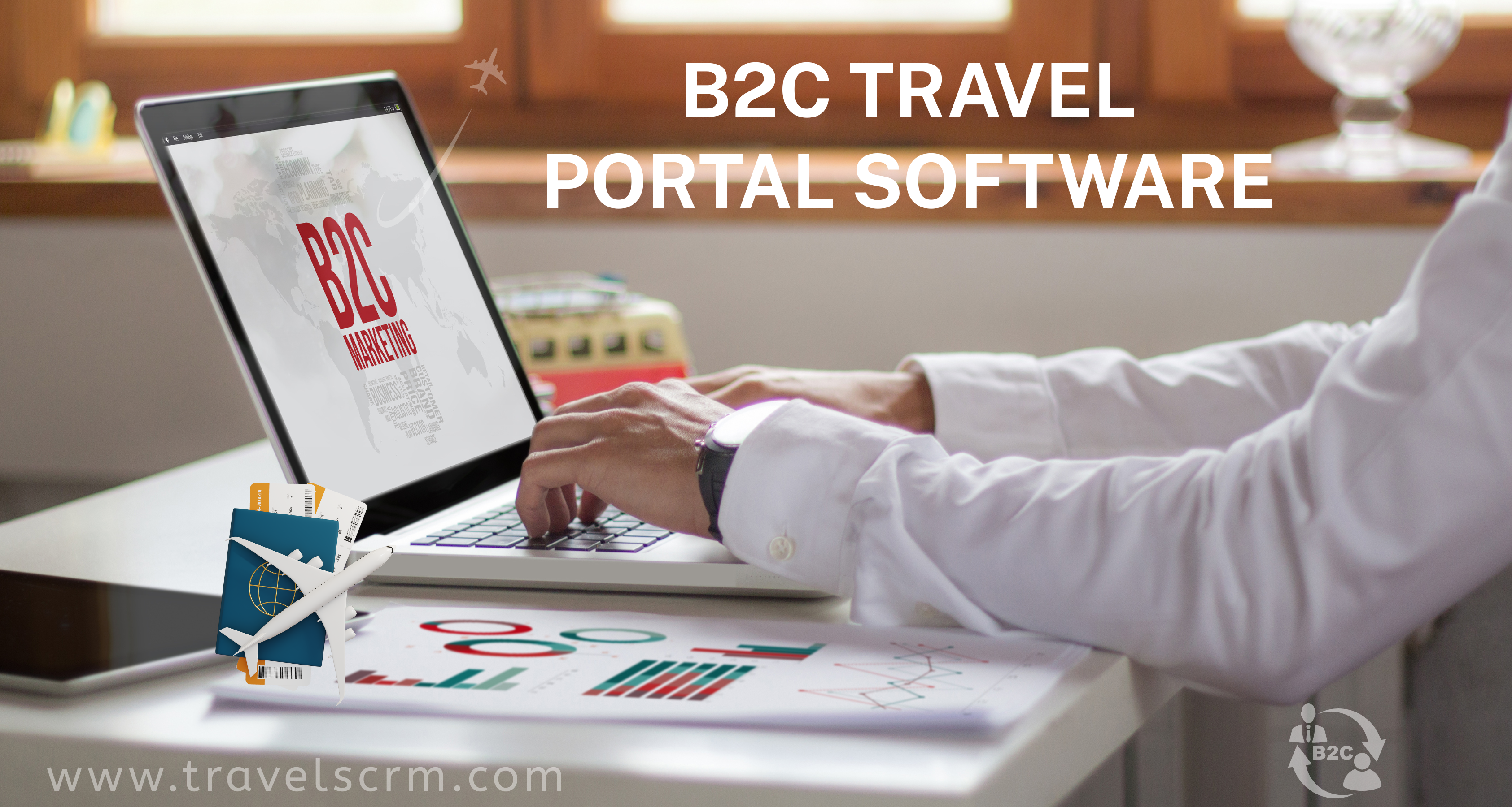 Travel CRM Software Demo Dashboard